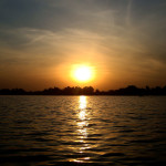 Sunset at Khanpur Lake