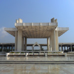 A Structure in Main Courtyard of Faisal Mosque
