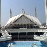 Shah Faisal Mosque From Main Courtyard